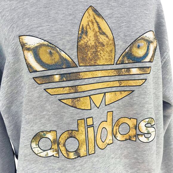 ADIDAS X RITA ORA "Banned From Normal"  Tiger Eyes Sweatshirt Size M - Picture 5 of 9